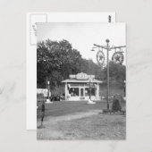 Alte Tankstelle, 1925 Postkarte (Vorne/Hinten)