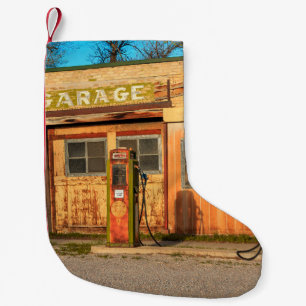 Alte Tankstelle im ländlichen Utah, USA. vintage, Kleiner Weihnachtsstrumpf