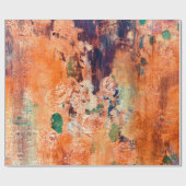 Alte Tapete mit Blumenbezug im Hintergrund mit Vig Geschenkpapier (Flach)