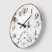 Alte Taschen-Uhr-Wanduhr Große Wanduhr (Winkel)