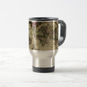 Alte Tasse der Weltkarte (VorderseiteRechts)