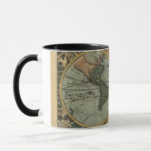 Alte Tasse der Weltkarte (Links)