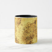 Alte Tasse der Weltkarte (Zentrum)