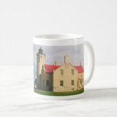 Alte Tasse Mackinac Point Lighthouse (VorderseiteRechts)