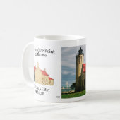 Alte Tasse Mackinac Point Lighthouse (Vorderseite Links)