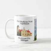 Alte Tasse Mackinac Point Lighthouse (Links)