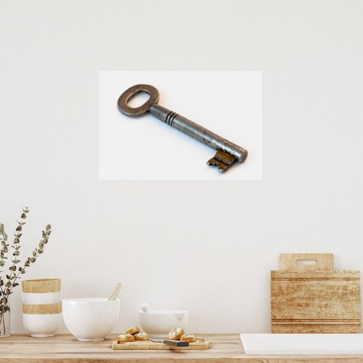 Alte Taste Poster (Küche)