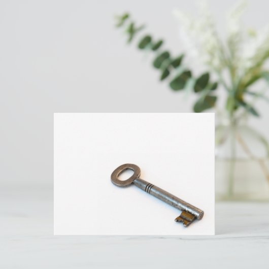 Alte Taste Postkarte (Stehend Vorderseite)