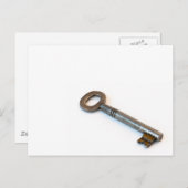 Alte Taste Postkarte (Vorne/Hinten)