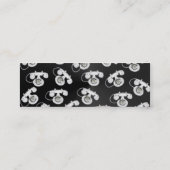 Alte Telefon-Visitenkarte Mini Visitenkarte (Rückseite)