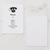 Alte Telefon-Visitenkarte Visitenkarte (Vorne/Hinten)