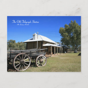 Alte Telegraphenstation, Alice Springs - Postkarte