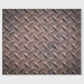 Alte Teller aus Stahl rutschfest. abstrakt Geschenkpapier (Flach)