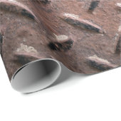 Alte Teller aus Stahl rutschfest. abstrakt Geschenkpapier (Rolleneckpunkt)