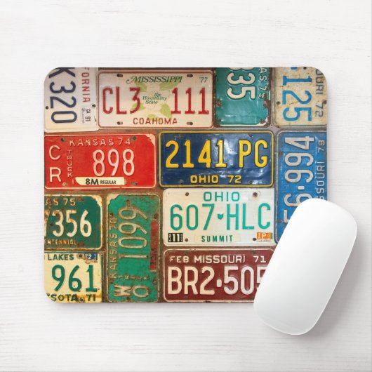 alte Teller rostiger Lizenzen Mousepad (Mit Mouse)