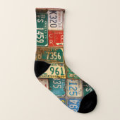 alte Teller rostiger Lizenzen Socken (Links - Innen)