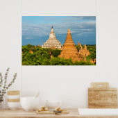 Alte Tempel und Pagoden | Bagan Poster (Küche)
