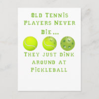 Alte Tennisspieler Die nie.. Sie Pickleball