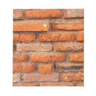 Alte Terracotta Brick Notizblock