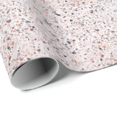 Alte Terrazzo Textur, hemmen Muster. Geschenkpapier (Rolleneckpunkt)