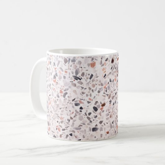 Alte Terrazzo Textur, hemmen Muster. Kaffeetasse (Vorderseite Links)