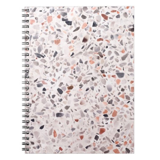 Alte Terrazzo Textur, hemmen Muster. Notizblock (Vorderseite)