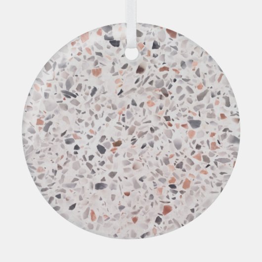 Alte Terrazzo Textur, hemmen Muster. Ornament Aus Glas (Vorderseite)