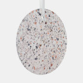 Alte Terrazzo Textur, hemmen Muster. Ornament Aus Glas (Vorderseite Rechts)