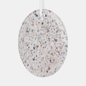 Alte Terrazzo Textur, hemmen Muster. Ornament Aus Glas (Vorderseite links)