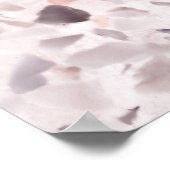 Alte Terrazzo Textur, hemmen Muster. Poster (Ecke)