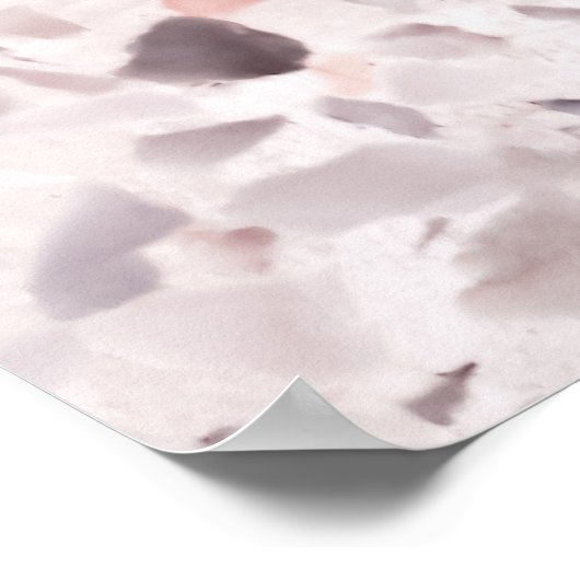 Alte Terrazzo Textur, hemmen Muster. Poster (Ecke)