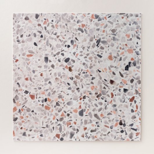 Alte Terrazzo Textur, hemmen Muster. Puzzle (Horizontal)