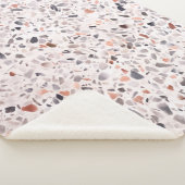 Alte Terrazzo Textur, hemmen Muster. Sherpadecke (3/4)