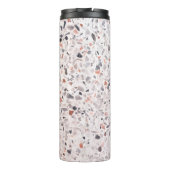 Alte Terrazzo Textur, hemmen Muster. Thermosbecher (Rückseite)