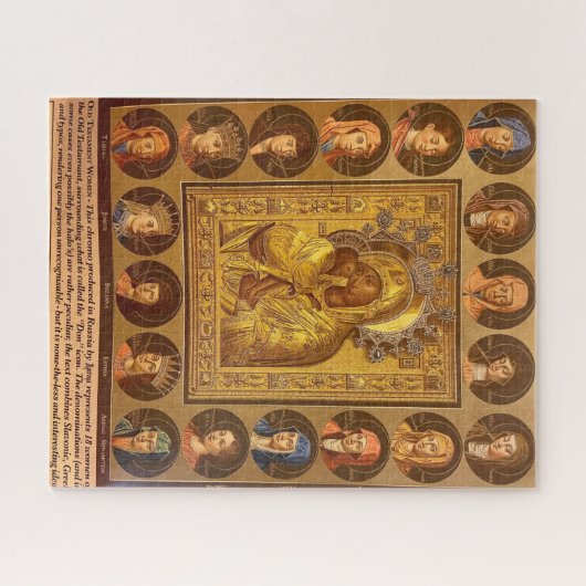 Alte Testamentinnen umgeben von unserem Lady-Puzzl Puzzle (Horizontal)