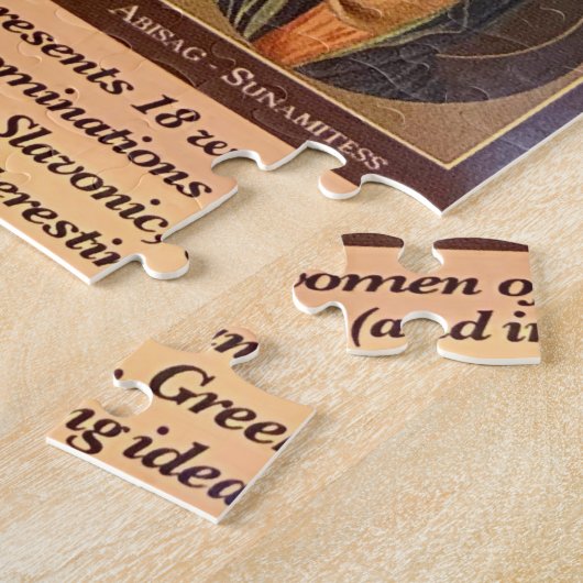 Alte Testamentinnen umgeben von unserem Lady-Puzzl Puzzle (Seite)