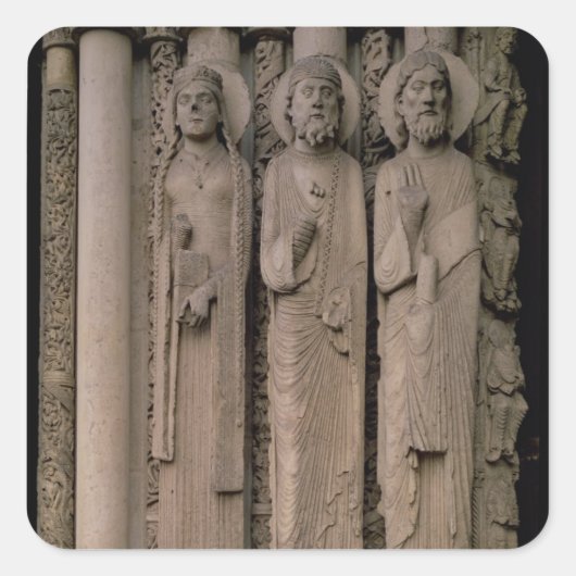 Alte Testamentzahlen, von den nördlichen Embryonen Quadratischer Aufkleber (Vorderseite)