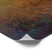Alte Textur als abstrakte Grunge-Hintergrundabstra Poster (Ecke)