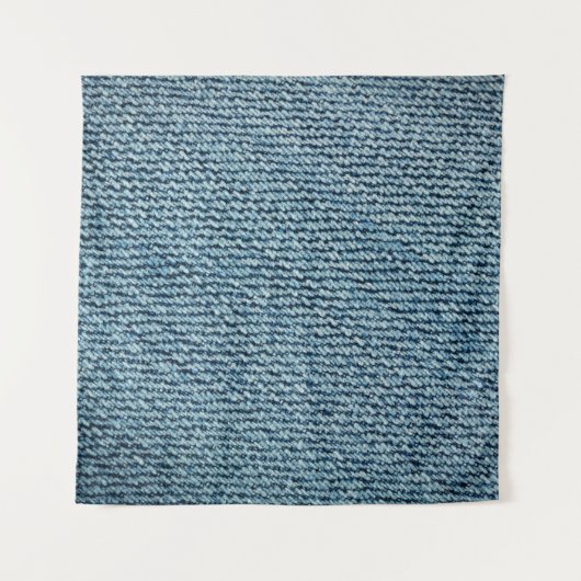 Alte Textur aus denim Stoff. abstrakt, anc Wandteppich (Vorderseite)