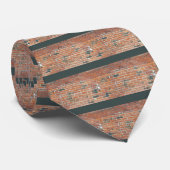 Alte Textur einer roten Backsteinmauer Krawatte (Gerollt)