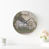 Alte Thatched Hütte Große Wanduhr (Zuhause)