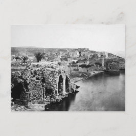 Alte Tiberien am Meer von Galiläa Postkarte