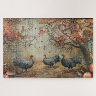 Alte Tier-Szenen Puzzle