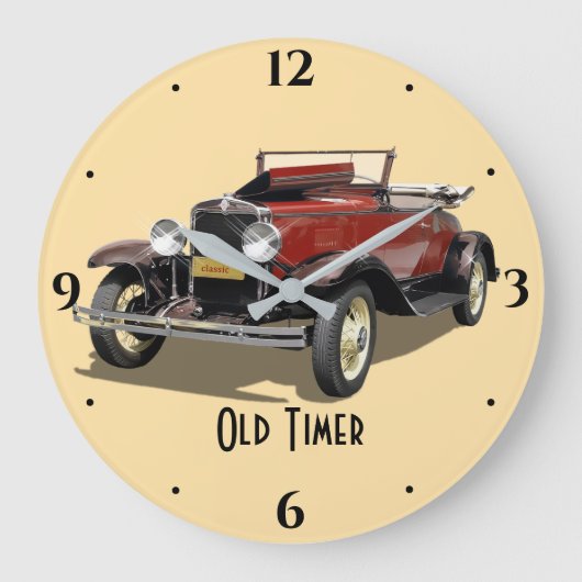 Alte Timer Clock Große Wanduhr (Vorderseite)