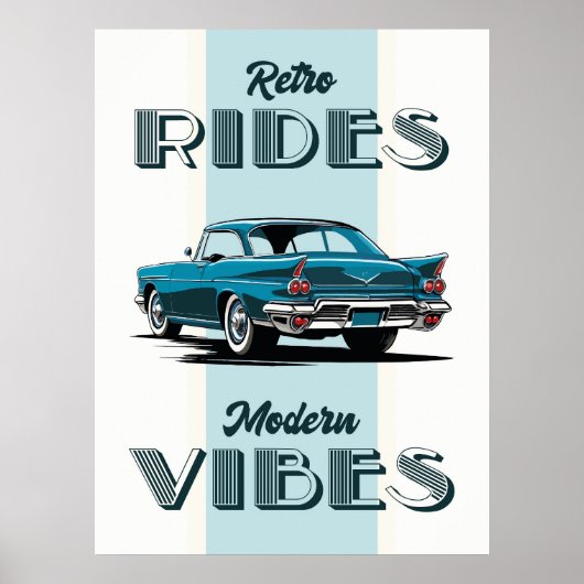 Alte Timer in Retrofarben. Poster (Vorne)