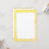 Alte Torn Papier Rahmen Textur DIY Karte (Vorderseite/Rückseite Beispiel)