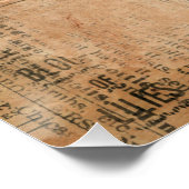 Alte Torn Vintage Zeitung Eins Poster (Ecke)