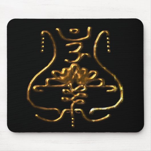 alte traditionelle buddhistische Symbolik Mousepad (Vorne)