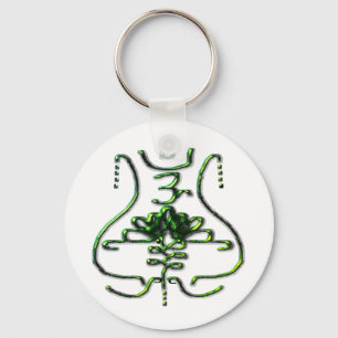 alte traditionelle buddhistische Symbolik Schlüsselanhänger
