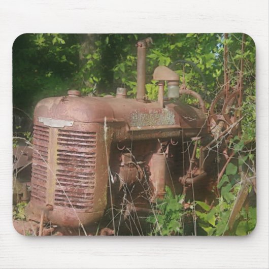 alte Traktor-Mauspad Mousepad (Vorne)